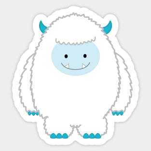 Yeti | by queenie's cards Sticker